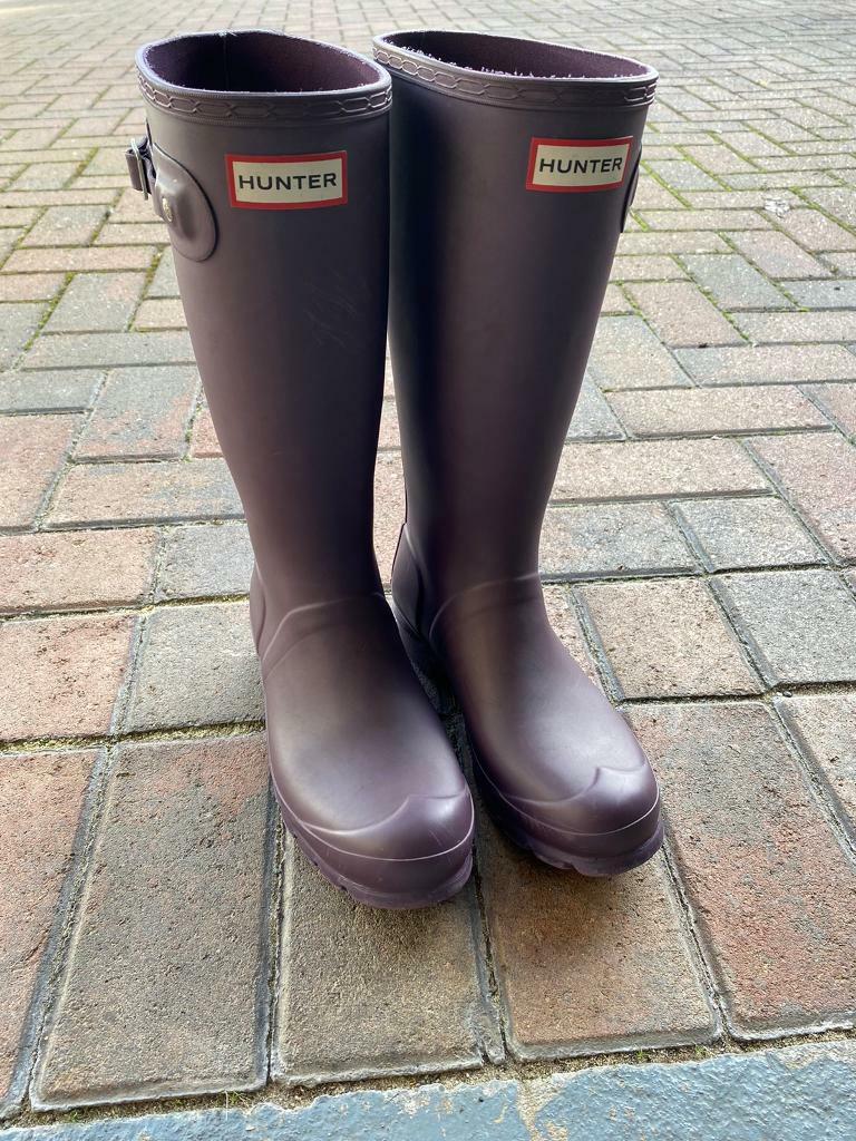 hunter wellies size 4